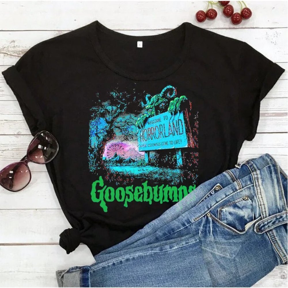 Goosebumps Welcome To Horror Tshirt Horror Novella Fan Reader Gift Tee Shirt